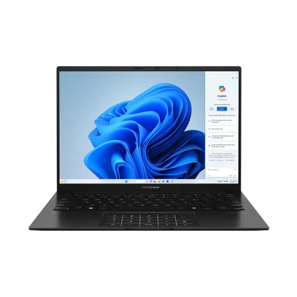 Ноутбук Asus Zenbook 14 OLED UM3406HA Ryzen 7 8840HS / 16 ГБ / 1 ТБ / VGA Встроенная / Черный photo 1