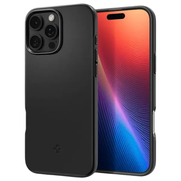 Husă pentru smartphone Apple iPhone 16 Pro Spigen / MagSafe Back / TPU / Black Black photo 1