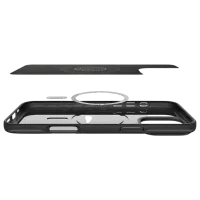 Husă pentru smartphone Apple iPhone 16 Pro Spigen / MagSafe Back / TPU / Black Black photo 7