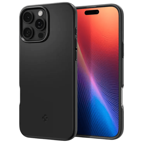 Husă pentru smartphone Apple iPhone 16 Pro Max Spigen / MagSafe Back / TPU / Black Black photo 1