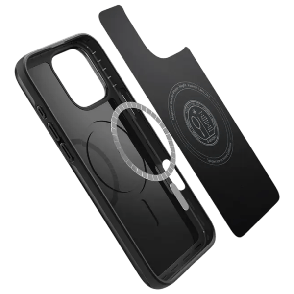 Husă pentru smartphone Apple iPhone 16 Pro Max Spigen / MagSafe Back / TPU / Black Black photo 2