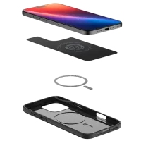 Husă pentru smartphone Apple iPhone 16 Pro Max Spigen / MagSafe Back / TPU / Black Black photo 3