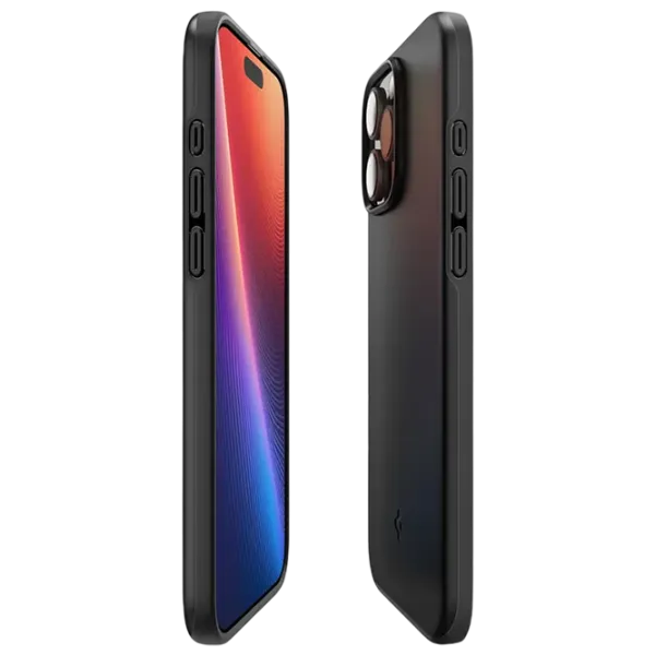 Husă pentru smartphone Apple iPhone 16 Pro Max Spigen / MagSafe Back / TPU / Black Black photo 4