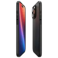 Husă pentru smartphone Apple iPhone 16 Pro Max Spigen / MagSafe Back / TPU / Black Black photo 4