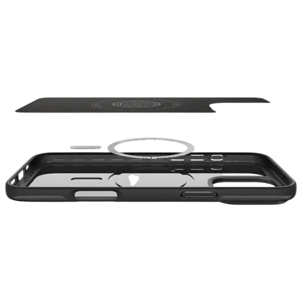 Husă pentru smartphone Apple iPhone 16 Pro Max Spigen / MagSafe Back / TPU / Black Black photo 7