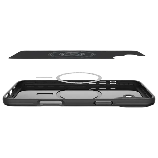 Husă pentru smartphone Apple iPhone 16 Spigen / MagSafe Back / TPU / Black Black photo 3