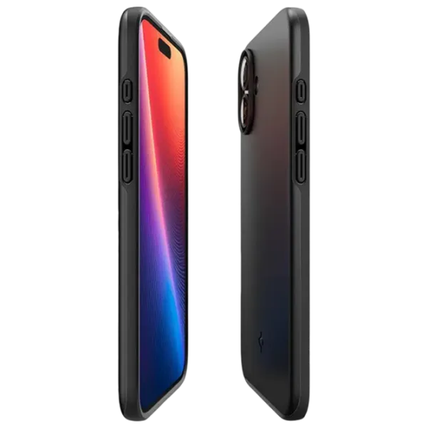 Husă pentru smartphone Apple iPhone 16 Spigen / MagSafe Back / TPU / Black Black photo 5
