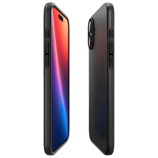 Husă pentru smartphone Apple iPhone 16 Spigen / MagSafe Back / TPU / Black Black photo 5
