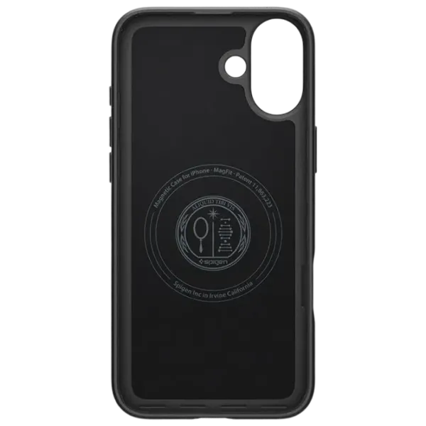 Husă pentru smartphone Apple iPhone 16 Spigen / MagSafe Back / TPU / Black Black photo 7