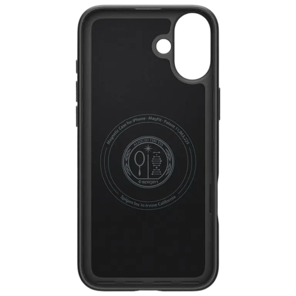 Husă pentru smartphone Apple iPhone 16 Spigen / MagSafe Back / TPU / Black Black photo 7