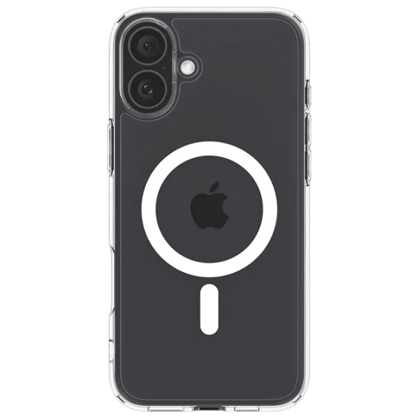 Чехол для смартфона Apple iPhone 16 Spigen / Back / ТПУ / Прозрачный Белый photo 3