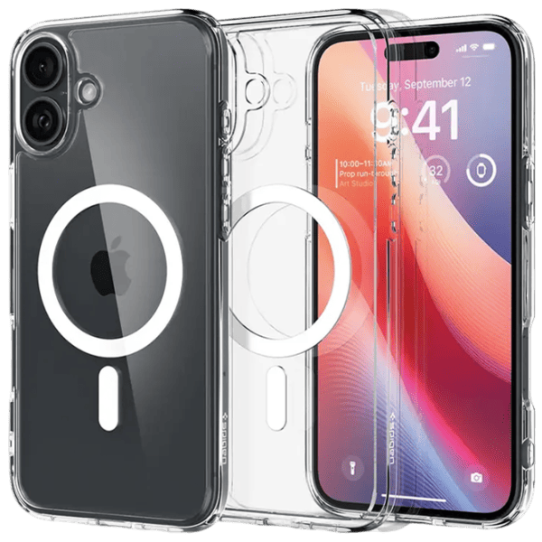 Чехол для смартфона Apple iPhone 16 Spigen / Back / ТПУ / Прозрачный Белый photo 4