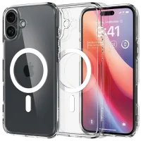 Husă pentru smartphone Apple iPhone 16 Spigen / Back / TPU / Transparent White photo 4