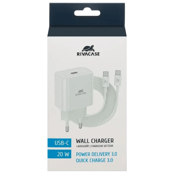 Încărcător de rețea RivaCase PS4101 WD4 3 A / White photo 2