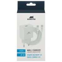 Încărcător de rețea RivaCase PS4101 WD4 3 A / White photo 2