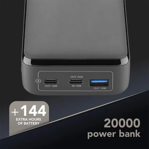 Power Bank Cellularline Essence Promo 20000 mAh/ Black photo 4