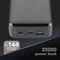 Power Bank Cellularline Essence Promo 20000 mAh/ Black photo 4