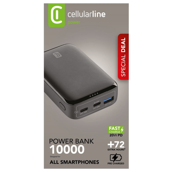 Power Bank Cellularline Essence Promo 10000 mAh/ Black photo 3