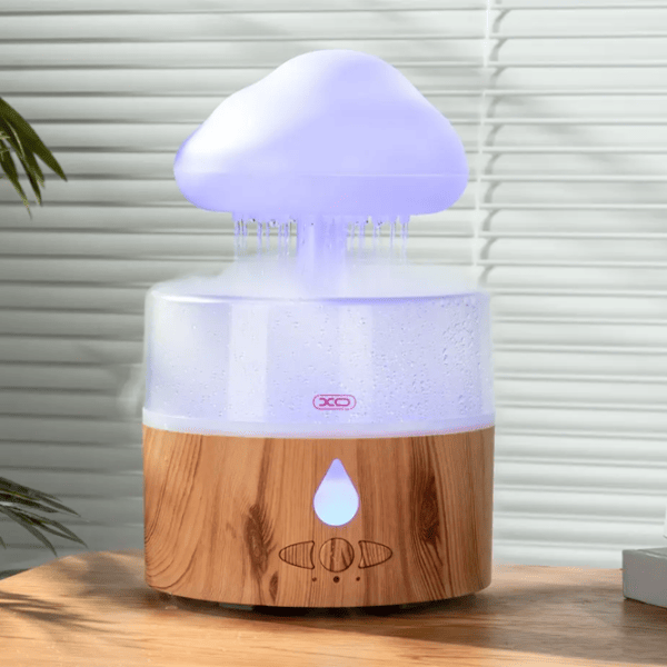Umidificator de aer XO HF10 Cu ultrasunet/ Lemn natural photo 5