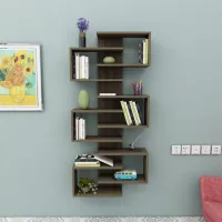 Etajeră Trendy Lotus 161.3 x 75 x 21.3 cm / LPAL / Oak photo 4