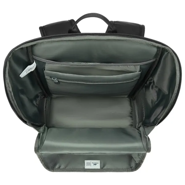 Rucsac RivaCase Eden-Eco 15.6" / Gray Black / 20l photo 7