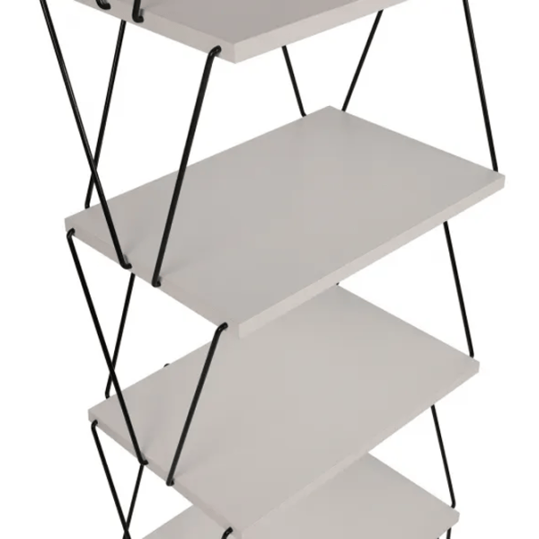 Etajeră Trendy Balaban 165 x 48 x 31 cm / Metal / White photo 2
