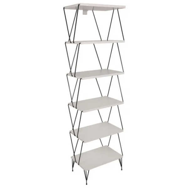 Etajeră Trendy Balaban 165 x 48 x 31 cm / Metal / White photo 3