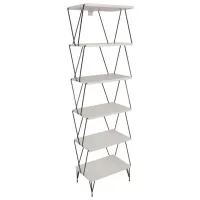 Etajeră Trendy Balaban 165 x 48 x 31 cm / Metal / White photo 3