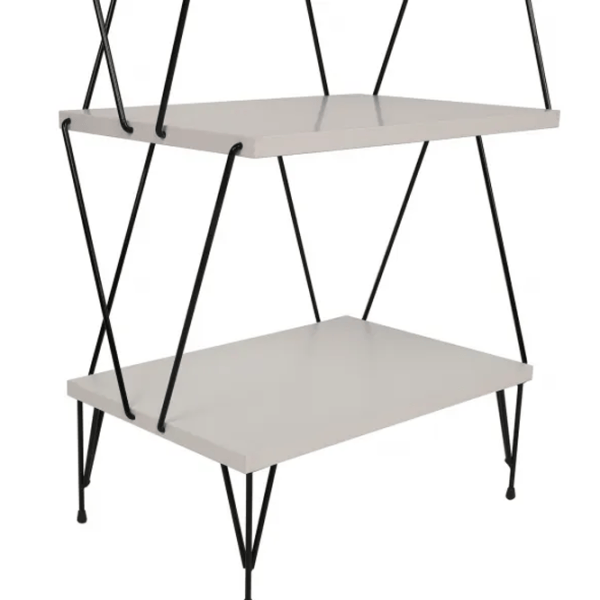 Etajeră Trendy Balaban 165 x 48 x 31 cm / Metal / White photo 4