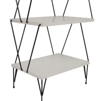 Etajeră Trendy Balaban 165 x 48 x 31 cm / Metal / White photo 4