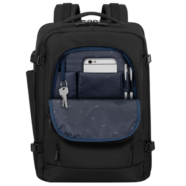 Rucsac pentru laptop RivaCase Tegel 17.3" / Gray Black /  photo 4