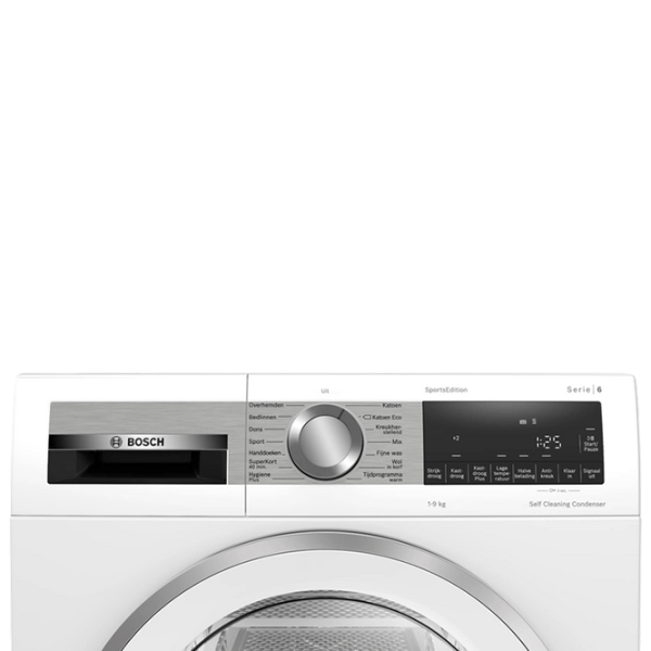Mașină de spălat cu uscător Bosch WQG245D9NL 9 kg/ White photo 7