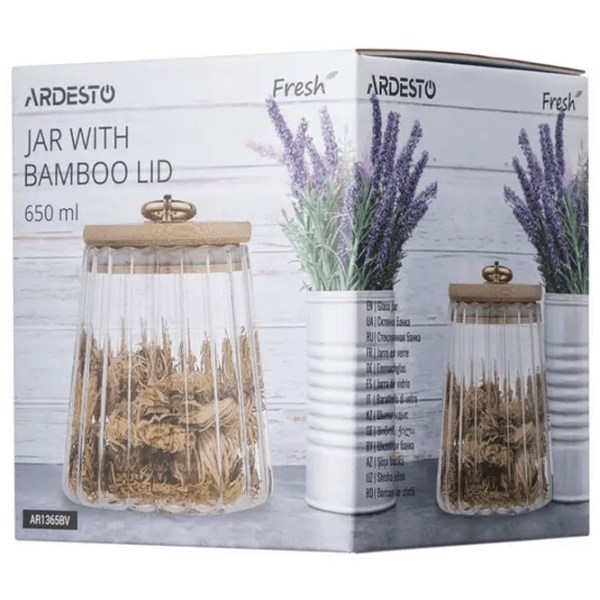 Rezervor de stocare Ardesto AR1365BV 0.65l / Sticlă / Transparent photo 4