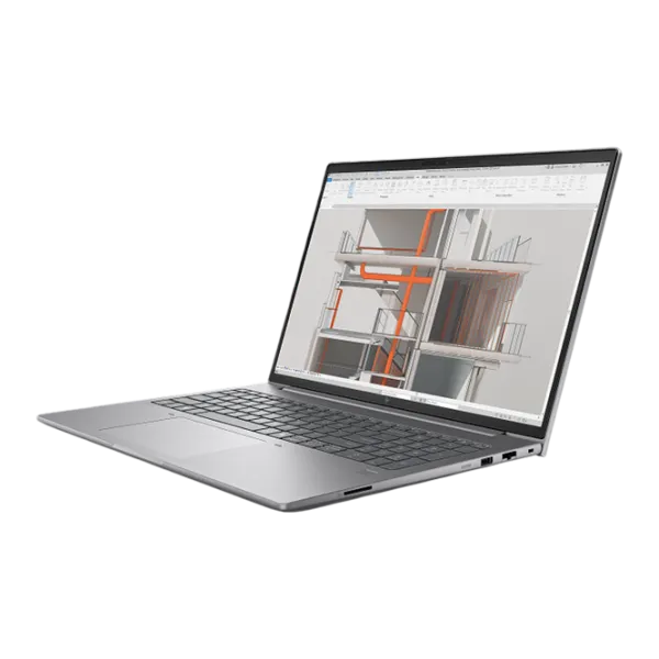 Laptop HP ZBook X G1i 16 Core Ultra 7 255H / 32 GB / 1 TB / VGA Discretă / Silver photo 2