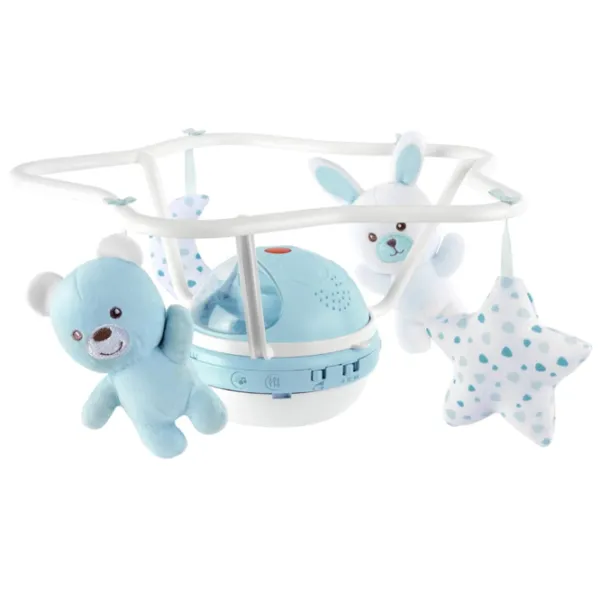 Carusel pentru pătuc Caretero Chicco Rainbow Cot Mobile Blue / Plastic photo 2