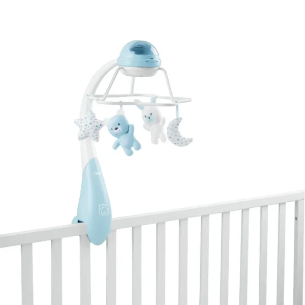 Carusel pentru pătuc Caretero Chicco Rainbow Cot Mobile Blue / Plastic photo 5