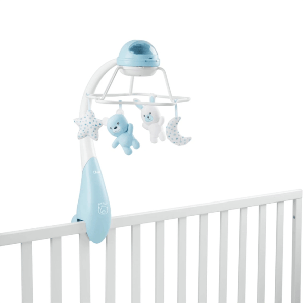 Carusel pentru pătuc Caretero Chicco Rainbow Cot Mobile Blue / Plastic photo 5