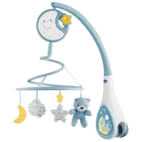 Carusel pentru pătuc Chicco Next2Dreams Blue / Textil