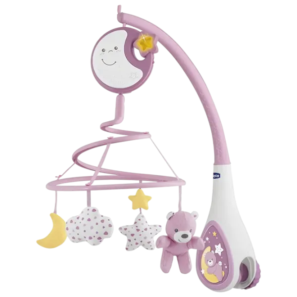 Карусель для кроватки Chicco Next2Dreams Розовый / Textil photo 1