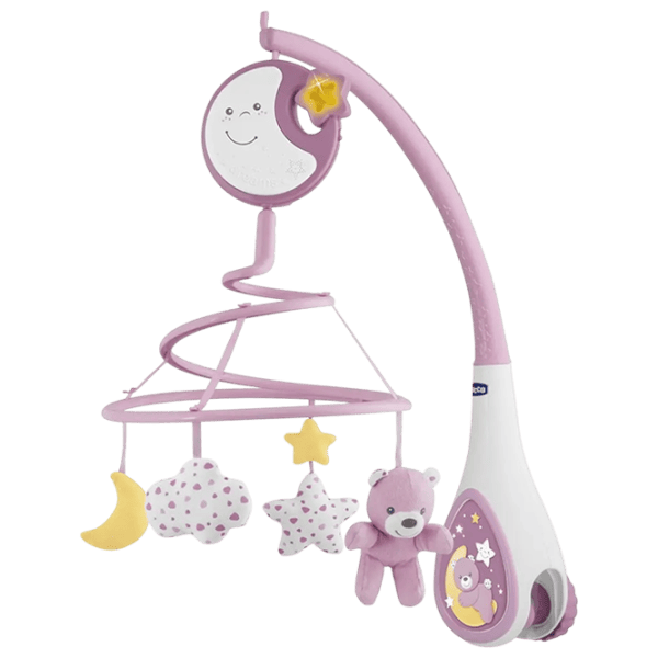 Карусель для кроватки Chicco Next2Dreams Розовый / Textil photo 1