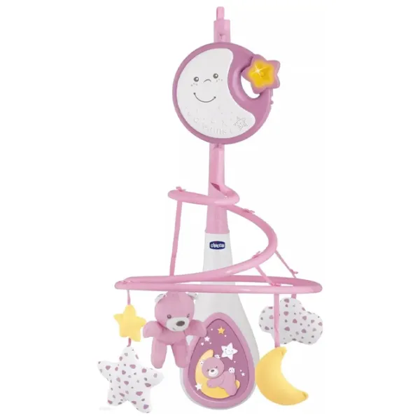 Карусель для кроватки Chicco Next2Dreams Розовый / Textil photo 2