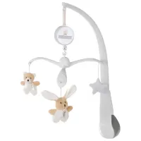 Carusel pentru pătuc Chicco Bear And Bunny Beige / Textil