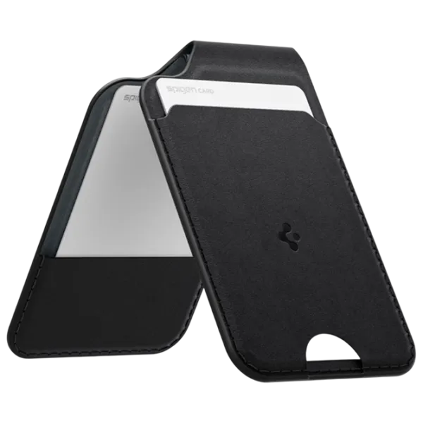 Husă Portmoneu Samsung  Spigen / Flip Wallet / Piele artificială / Black photo 5