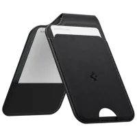 Husă Portmoneu Samsung Spigen / Flip Wallet / Piele artificială / Black photo 5