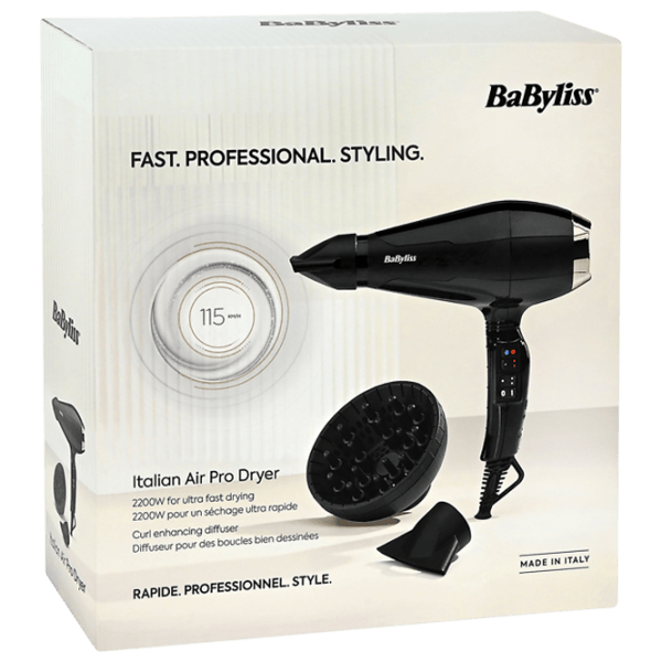 Uscător de păr Babyliss 6720DSE 2200 W / Black photo 2