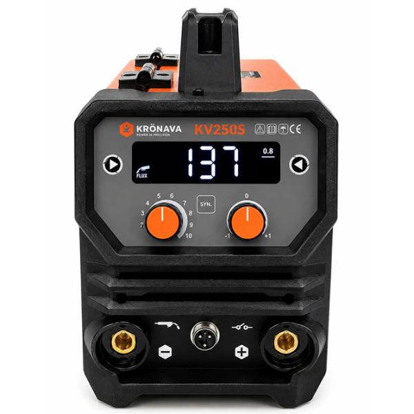 Aparat de sudat Kronava KV250S 220 V semiautomat (MIG/MAG) / Orange photo 3