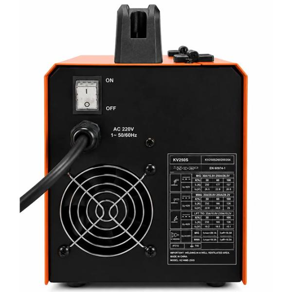 Aparat de sudat Kronava KV250S 220 V semiautomat (MIG/MAG) / Orange photo 5