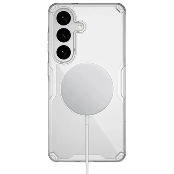 Husă pentru smartphone Samsung Galaxy S26+ Nillkin / MagSafe Back / TPU / White Transparent photo 1