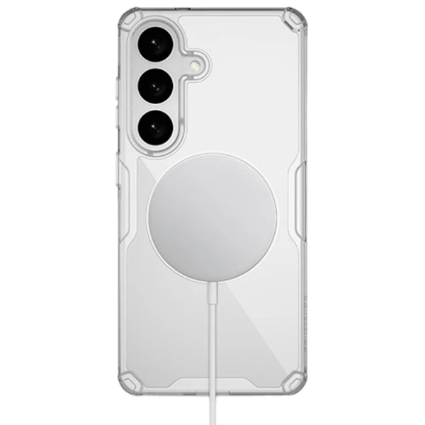 Husă pentru smartphone Samsung Galaxy S26+ Nillkin / MagSafe Back / TPU / White Transparent photo 1