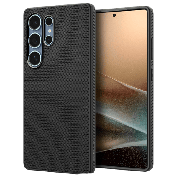 Husă pentru smartphone Samsung Galaxy S25 Ultra Spigen / Back / TPU / Ornament Matte black photo 2
